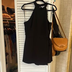 Naked Zebra Black Mini Romper